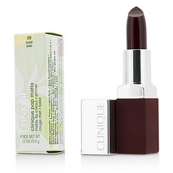 Clinique Pop Matte Lip Colour + Primer - # 08 Bold Pop  --3.9g/0.13oz By Clinique