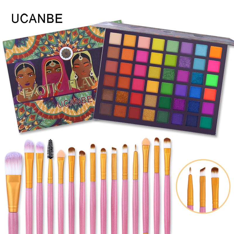 48 Color Pressed Glitter Shimmer Matte Eye Shadow Palette