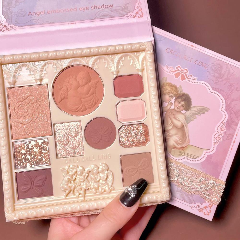 14 Colors Tiger Glitter Pearlescent Highlighter Blush Eyeshadow Palette