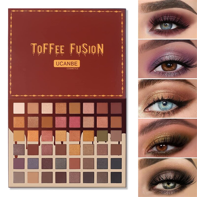 48 Color Pressed Glitter Shimmer Matte Eye Shadow Palette