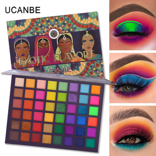 48 Color Pressed Glitter Shimmer Matte Eye Shadow Palette