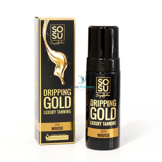 SOSU Dripping Gold  Luxury Tanning Mousse Dark  - 150ml